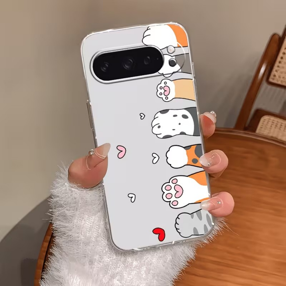 Cartoon Cat Paw Print Crystal  - огляд і ціна Google Pixel 9 Pro
