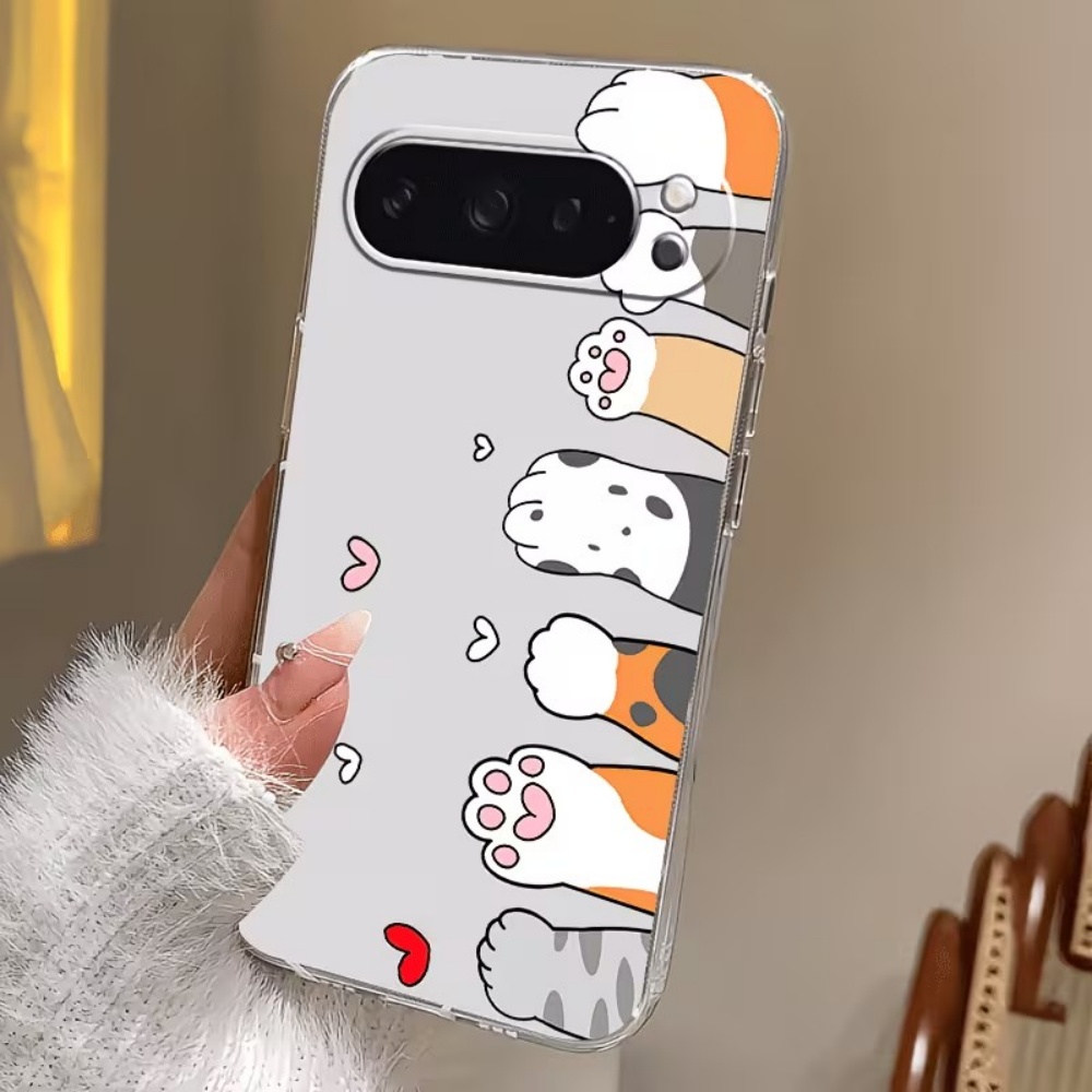 Cartoon Cat Paw Print Crystal  - огляд і ціна Google Pixel 9 Pro