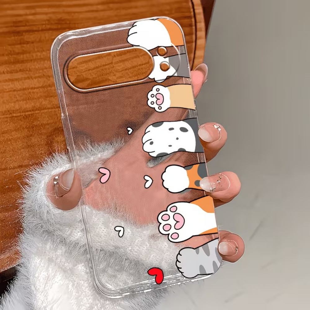 Cartoon Cat Paw Print Crystal  - огляд і ціна Google Pixel 9 Pro